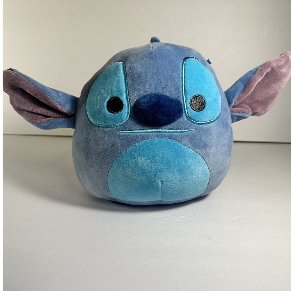 Disney Squishmallows Stitch Plush 7 Inch Blue Lilo & Stitch Kellytoy 3705002